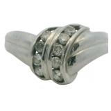 Platinum 1/3 ct Natural Brilliant Diamond Ring