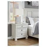 Robbinsdale Antique White 2-Drawer Nightstand