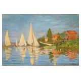 Regatta at Argenteuil 1872 Giclee Canvas By Monet