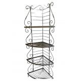 Wrought Iron Corner Shelf