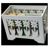 Wood Magazine Rack w