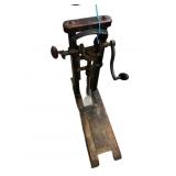 Antique Timber Frame Drill Press/Beam Auger