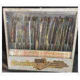 Antique Duro Art Supply Co Brushes With Case