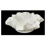 Fenton Hobnail Ruffled Edge Bowl