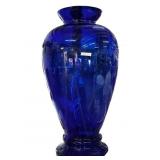 28 "  Cobalt Blue Vase