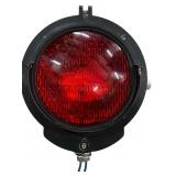 Vintage Red Railroad Crossing Light (13.5 " x 15