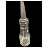 Glass Motor Oil Bottle W