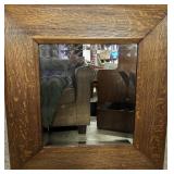 Oak Framed Mirror