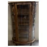 Antique Oak Curio Cabinet