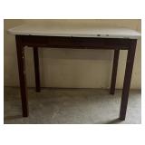 Antique Metal Top Table