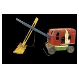 1940s or 50s Wyandotte Pressed Steel Shovel Toy