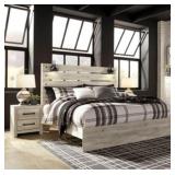 King Cambeck Panel Bed & Nightstand Set