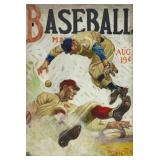 Baseball Magazine Cover by Benteon Henderson Clark