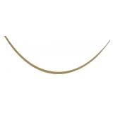18" 14k Gold Herringbone Chain Necklace