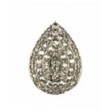 10kt Gold Pear Cut Pave