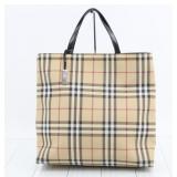 Burberry Nova Check PVC Handbag
