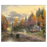 "The Valley Of Peace" Art Print By Thomas Kinkade