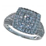 10kt Gold Cushion Cut 1.00 ct Diamond Ring