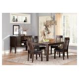 Haddigan Dining Room EXT Table & 4 Side Chairs