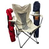 (3) Preowned Folding Chairs