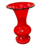 Red Tango Glass Vase