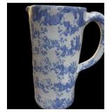 Blue & White Splash Pitcher