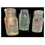(3) Quart Jars