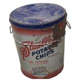 Vintage Staubleï¿½s Potato Chip Tin