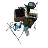 Cooler wï¿½ Nails, Water Can, Chain, Tool Belt &