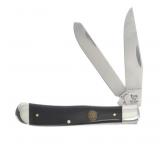 Hen & Rooster Buffalo Horn Trapper Folding Knife