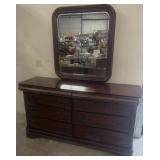 Estate Dresser And Mirror