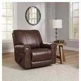 Colleton Dark Brown Leather Rocker Recliner