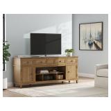 Sharlance XL 81"TV Stand W/ Fire Place Option