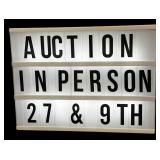 LED LIGHT BOX Wï¿½ 100 Letters & Numbers