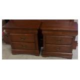 (2)PCSC Cherry Estate Nightstands