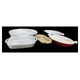 (5) Ceramic Casseroles