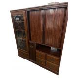 Glass Door Entertainment Center