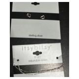 Sterling Silver Itsy Bitsy Heart Earrings & 9 ï¿½