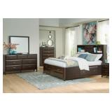 King Metropolitan Dark Brown 5-Piece Bedroom Group