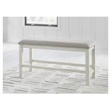 Robbinsdale Antqique White Dining Room Bench