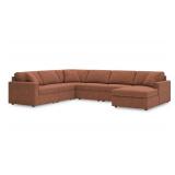 Modmax 6-Piece Sectional W/ Chaise ( Color Choice)