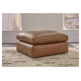 Ashely Emilia XXL 42" Oversized Leather Ottoman