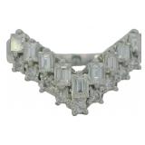 Platinum 1.04ct Natural VVS Brilliant Diamond Ring