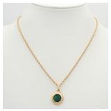 Burberry B Logo Pendant Necklace