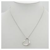 Tiffany & Co. Open Heart Necklace