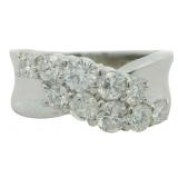 Platinum 1.14 ct Natural Brilliant Diamond Ring