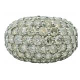 Platinum 3.20 ct Natural Brilliant VS Diamond Ring