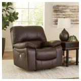 Ashley Leesworth Leather Power Rocker Recliner