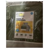 New Xl twin Comforter Set, Navy Pillow, Storage