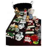 Basket Full Christmas Ornaments